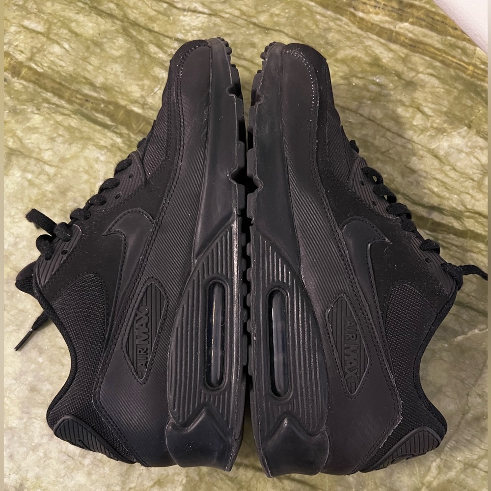 All black Nike Air Max 90 - size 10